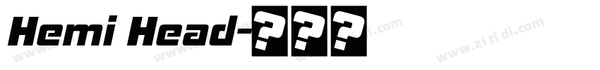 Hemi Head字体转换